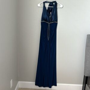 Absolutely stunning special occasion maxi dress with rhinestones